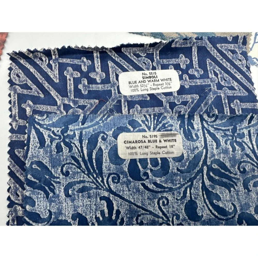 Vtg Six Rare FORTUNY Sample Pieces - Stunning Hard to Find Patterns & Colors